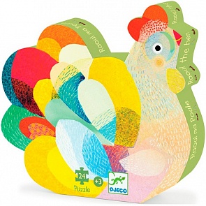 Пазл – Курочка, 24 детали (Djeco, 07206k)